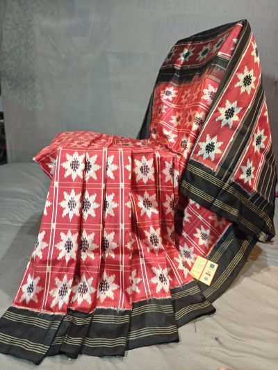 PGMRIDSS5Y09NICD18- Ikat silk saree