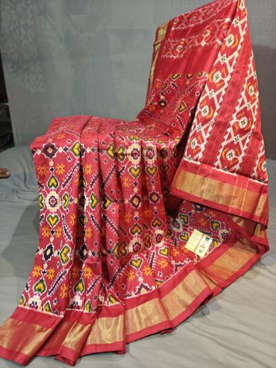 PGMRIDSS5Y09NICD20- Ikat silk saree