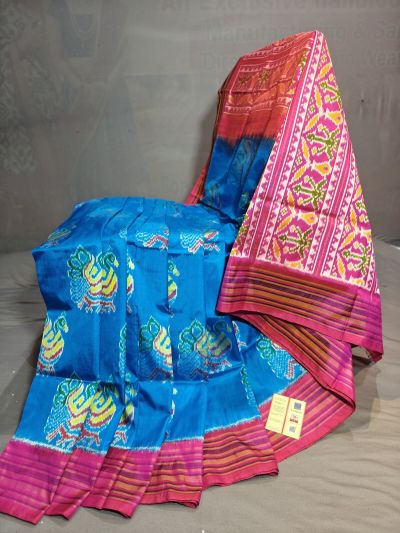 PGMRIDSS5Y09NICD22- Ikat silk saree