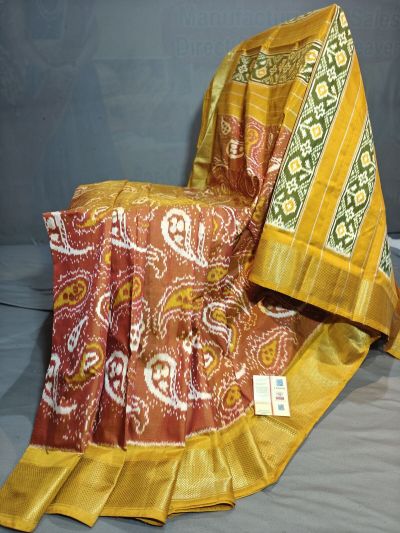 PGMRIDSS5Y09NICD27- Ikat silk saree