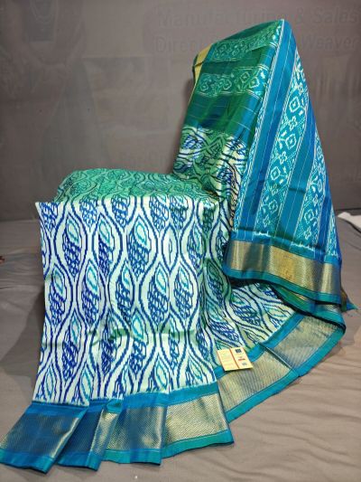 PGMRIDSS5Y09NICD28- Ikat silk saree