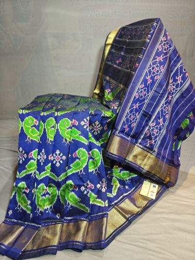 PGMRIDSS5Y09NICD30- Ikat silk saree