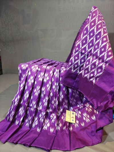 PGMRILWS5Y10SFCD08- light weight Ikat silk saree