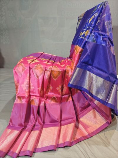 PGMRISSS5Y10ISDC01- Ikat soft silk saree