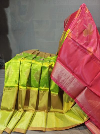 PGMRISSS5Y10ISDC06- Ikat soft silk saree