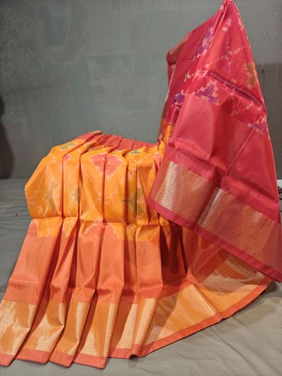 PGMRISSS5Y10ISDC19- Ikat soft silk saree