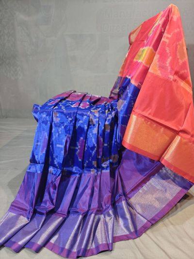 PGMRISSS5Y10ISDC24- Ikat soft silk saree