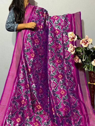 PKISIDSS5Y09NFCC04- Ikat silk saree