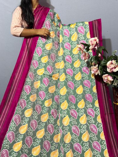 PKISIDSS5Y09NFCC06- Ikat silk saree