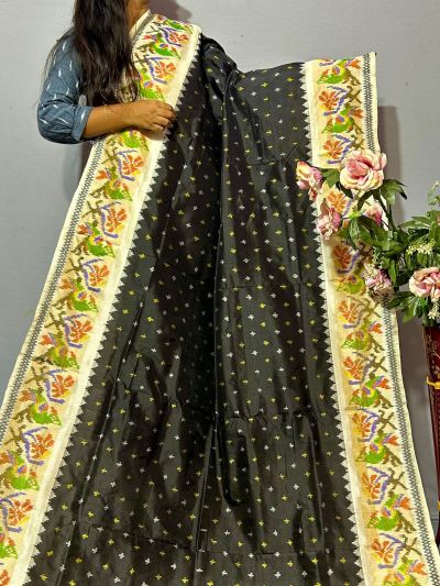 PKISIDSS5Y09NFCC09- Ikat silk saree