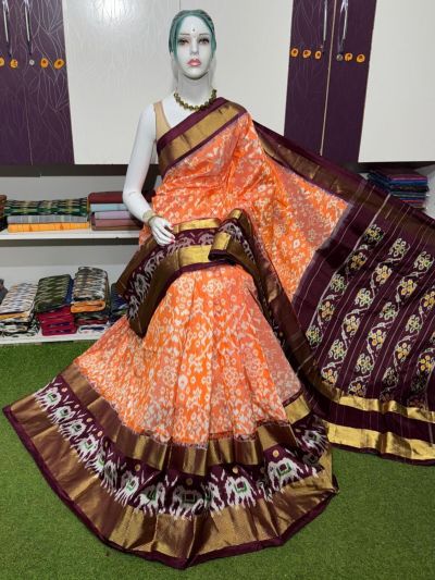 PSRGIDSS5Y09BBCD03- Ikat silk saree