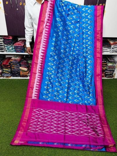 PSRGILWS5Y10XZCC08- light weight Ikat silk saree