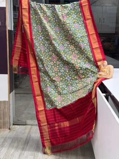 PSRGISDP5Y08ZNCD15- Ikat Silk dupatta