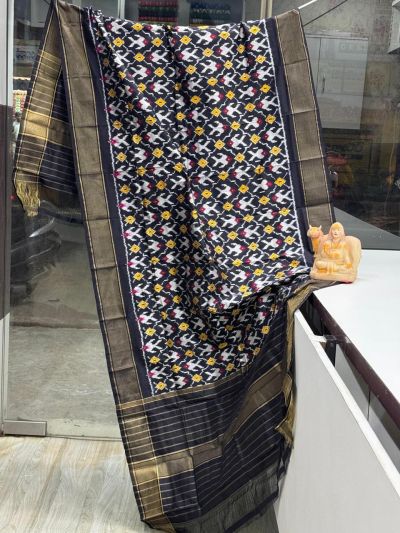 PSRGISDP5Y08ZNCD23- Ikat Silk dupatta