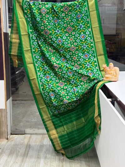 PSRGISDP5Y08ZNCD25- Ikat Silk dupatta