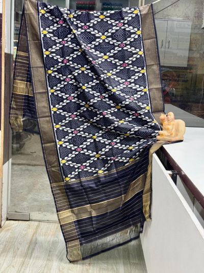 PSRGISDP5Y08ZNCD28- Ikat Silk dupatta