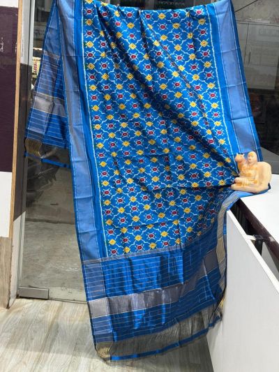 PSRGISDP5Y08ZNCD30- Ikat Silk dupatta