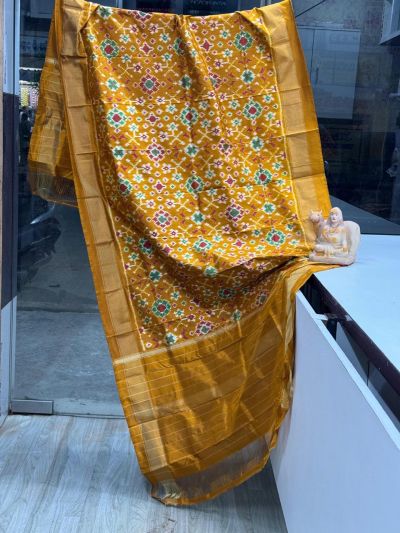 PSRGISDP5Y08ZNCD33- Ikat Silk dupatta