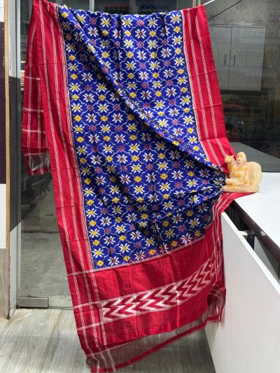 PSRGISDP5Y08ZNCD34- Ikat Silk dupatta