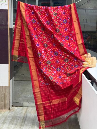 PSRGISDP5Y08ZNCD35- Ikat Silk dupatta