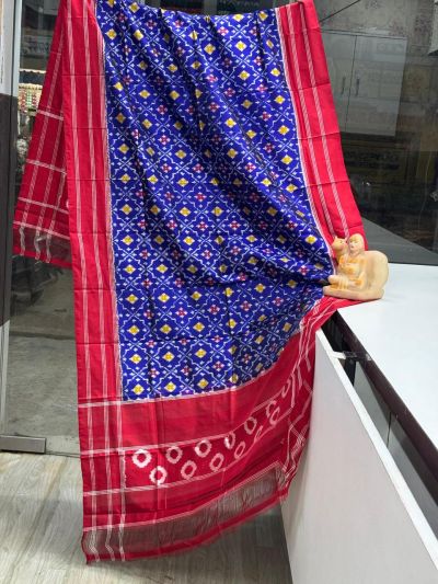 PSRGISDP5Y08ZNCD37- Ikat Silk dupatta