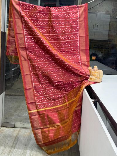 PSRGISDP5Y08ZNCD38- Ikat Silk dupatta