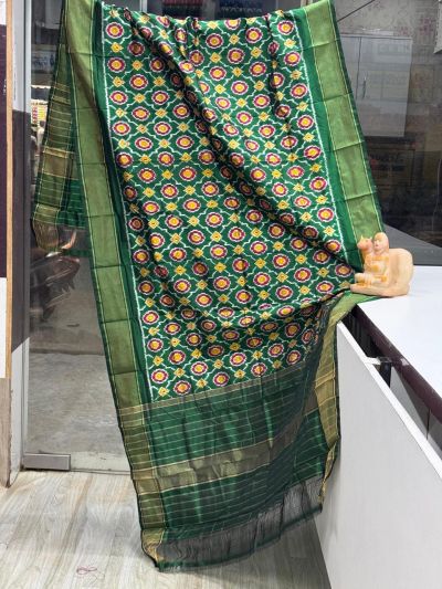 PSRGISDP5Y08ZNCD39- Ikat Silk dupatta