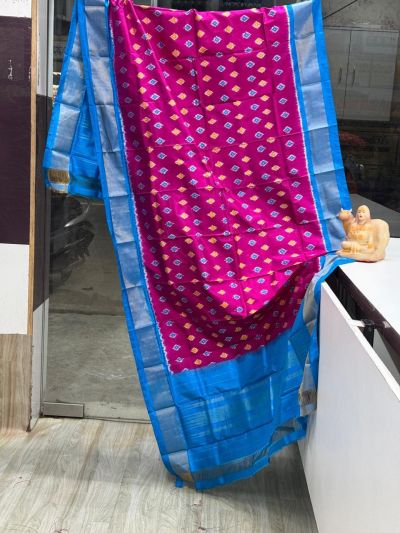 PSRGISDP5Y08ZNCD47- Ikat Silk dupatta