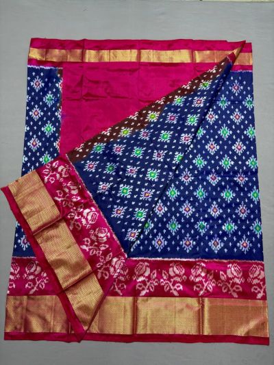 PSSIFSLG5Y10SZDC24- Free Size Ikat Silk Lehenga