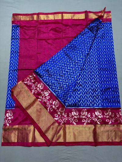 PSSIFSLG5Y10SZDC42- Free Size Ikat Silk Lehenga