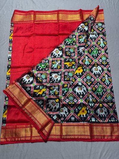 PSSIFSLG5Y10SZDC50- Free Size Ikat Silk Lehenga