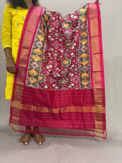 PSSIISDP5Y09ECCD01- Ikat Silk dupatta