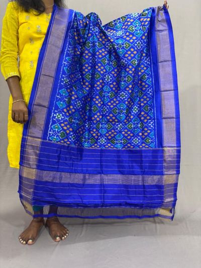 PSSIISDP5Y09ECCD04- Ikat Silk dupatta