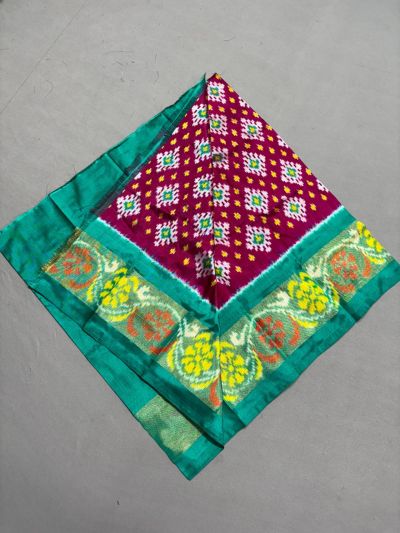 PSSIZSLG5Y08IBDC02- Zero Size Ikat Silk Lehenga