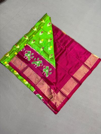 PSSIZSLG5Y08IBDC03- Zero Size Ikat Silk Lehenga