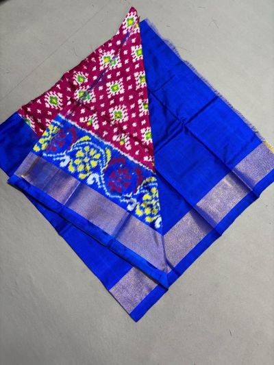 PSSIZSLG5Y08IBDC04- Zero Size Ikat Silk Lehenga