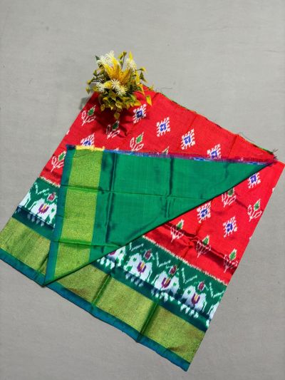 PSSIZSLG5Y08IBDC13- Zero Size Ikat Silk Lehenga