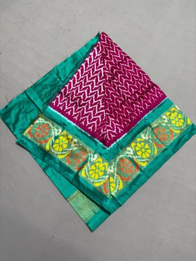 PSSIZSLG5Y08IBDC17- Zero Size Ikat Silk Lehenga