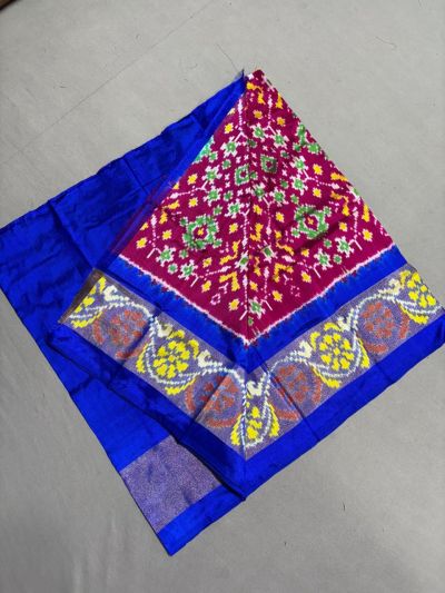 PSSIZSLG5Y08IBDC39- Zero Size Ikat Silk Lehenga