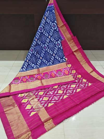 PANHIDSS5Y11BNCC04- Ikat silk saree