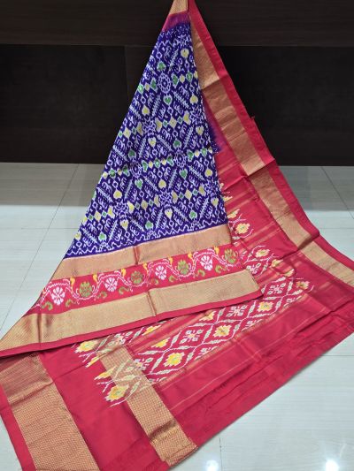 PANHIDSS5Y11BNCC24- Ikat silk saree