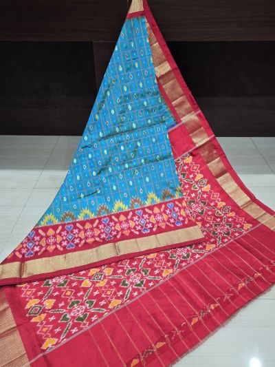 PANHIDSS5Y12BNDC07- Ikat silk saree