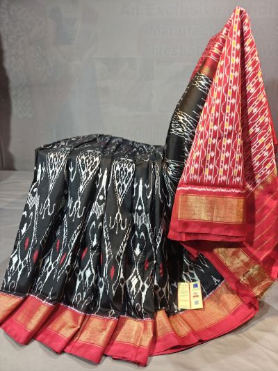 PGMRIDSS5Y12BXDC07- Ikat silk saree