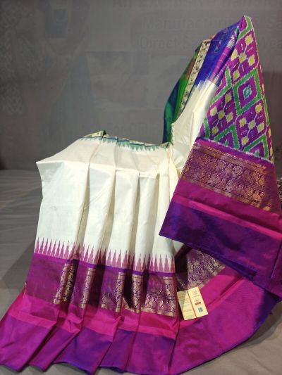 PGMRIDSS5Y12BXDC11- Ikat silk saree