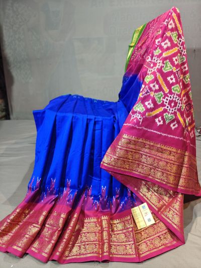 PGMRIDSS5Y12BXDC12- Ikat silk saree