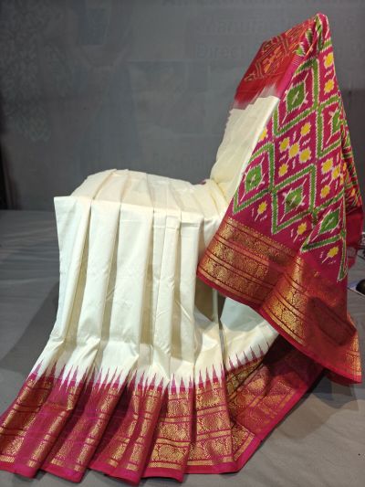 PGMRIDSS5Y12BXDC22- Ikat silk saree