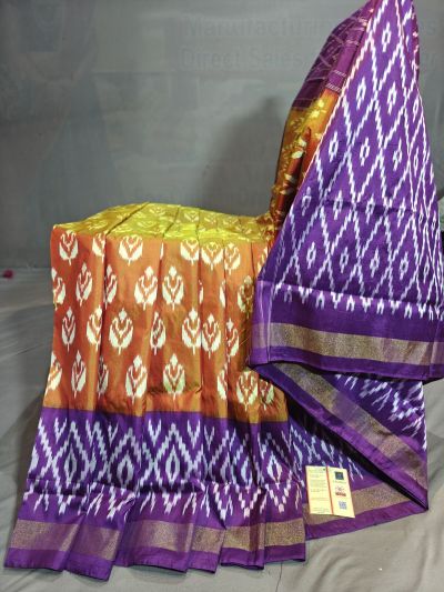 PGMRILWS5Y12XEDC24- light weight Ikat silk saree