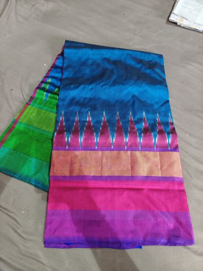 PGMRILWS5Y12XEDC38- light weight Ikat silk saree