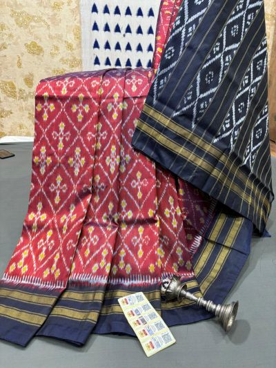 PRMHIDSS5Y10TSDC03- Ikat silk saree