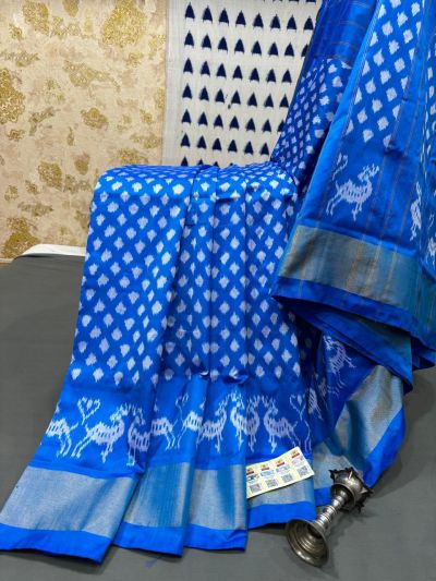 PRMHIDSS5Y10TSDC07- Ikat silk saree